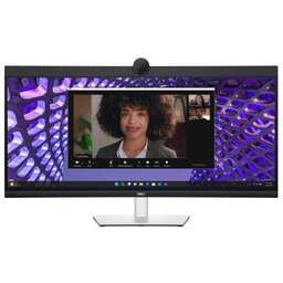 DELL 34.14" Монитор P3424WEB, 3440x1440, IPS, 1хHDMI, 1хDP, изогнутый, черный и серебристый
