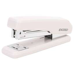 DELI Степлер E0300WHITE Exceed 24/6 26/6 (25листов) белый 100скоб металл/пластик коробка