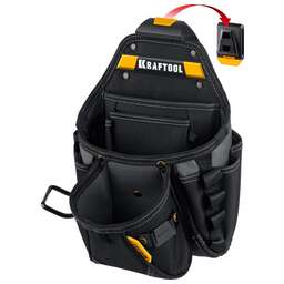 KRAFTOOL KP-27 поясная сумка с быстросъёмным креплением FastClip, 350 х 260 мм (38773)