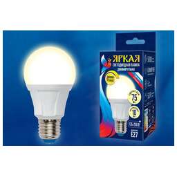 UNIEL (UL-00004287) LED-A60 10W/3000K/E27/FR/DIM PLP01WH