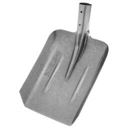 PALISAD Лопата совковая, 230х275, ребра жесткости, рессорная сталь, 0,9 кг, без черенка, LUXE// 61325