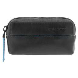 PIQUADRO Ключница Blue Square Revamp, кожа натуральная, черный [pc4216b2v/n]