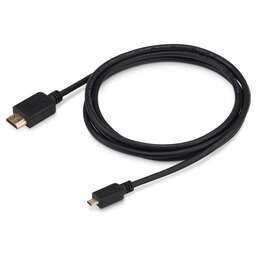 BURO Кабель аудио-видео HDMI 1.4 HDMI (m)/Micro HDMI (m) 1.8м. черный (MICROHDMI-HDMI-1.8)
