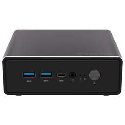 DIGMA PRO Неттоп Minimax U1 i3 1215U (1.2) 16Gb SSD512Gb UHDG Windows 11 Pro GbitEth WiFi BT 60W темно-серый/черный (DPP3-ADXW03)