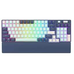 ROYAL KLUDGE Клавиатура механическая RK96 Forest Blue (switch RK Brown, USB/2.4 GHz/Bluetooth, 96 клавиш)