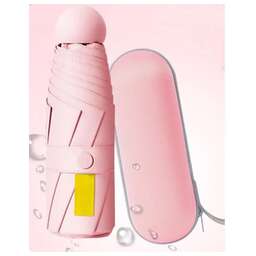 РЫЖИЙ КОТ Зонт мини складной (в чехле-капсуле), 90 см, серый (108793)