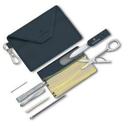 VICTORINOX Швейцарская карта Swiss Card Classic York Style, серый, коробка подарочная [0.7100.e223]