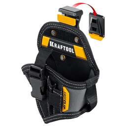 KRAFTOOL KH-5C кобура для шуруповерта с быстросъёмным креплением FastClip, компактная (38770)