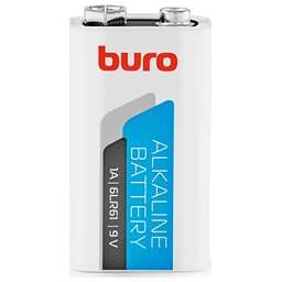 BURO Батарея Alkaline 6LR61 9V (1шт) блистер