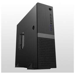 FOXLINE Корпус mATX FL-211-TFX300S, Slim-Tower, 300Вт, черный