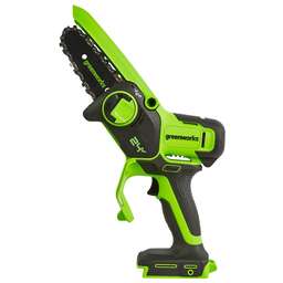 GREENWORKS Цепная пила G24MCS10 аккум. 200Вт дл.шины:4"(10cm) (2008207)