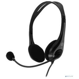 Oklick Наушники с микрофоном Оклик HS-M300 черный/серый накладные (1876323)