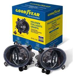 GOODYEAR GY019004 фары противотуманные галогенные с лампами (GY-FL-1118-R / Н11 12V; GY-FL-1118-L / Н11 12V) для а/м Lada Granta; Lada Kalina; Lada La