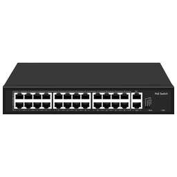 FALCON EYE Коммутатор FE-24FPG2 00-00330355 (L2) 24x100Мбит/с 2x1Гбит/с 24PoE 300W неуправляемый