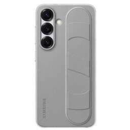 SAMSUNG Чехол (клип-кейс) Standing Grip Case, для Galaxy S25, серый [ef-gs931cjegru]