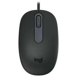 LOGITECH Мышь M86 черный оптическая 8000dpi USB для ноутбука 2but (910-007661)