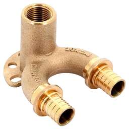 REHAU Угольник настенный ВР 20/20-1/2" RX+ длинный , бронза