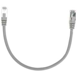 REXANT Патч-корд F/UTP, CAT 6, RJ45-RJ45, 26AWG, LSZH, серый, 0,3м