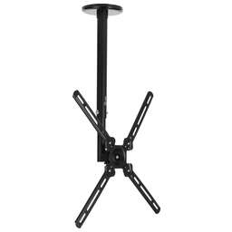 CACTUS Кронштейн для телевизора CS-CP07, 23-55", потолочный, поворот и наклон, черный