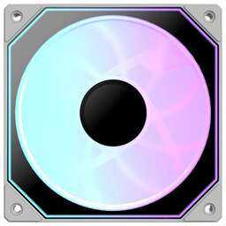 FORMULA Вентилятор для корпуса Floe Se 12 Reverse ARGB 120х120x25 белый 4-pin 27.5дБ (FLOE SE 12WH ARPW REVERSE) Ret