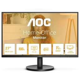 AOC 27" Монитор 27B3HMA2, 1920x1080, VA, 100Гц, 1хHDMI, черный