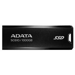 ADATA Твердотельный накопитель SSD SC610 1TB Black External USB 3.2 Gen2, 550/500 RTL
