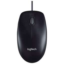 LOGITECH Мышь проводная M90 black (USB, оптическая, 1000dpi, 2but) (910-001795)
