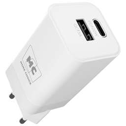 MORE CHOICE (4620202555755) NC85 1USB+1Type-C 3.0A PD 20W+QC3.0 White
