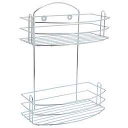 РОССИЯ RUS-385296-3Zn Полка для ванной 3-х ярусная навесная