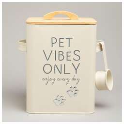 AGNESS БАНКА ДЛЯ ХРАНЕНИЯ КОРМА С МЕРНОЙ ЛОЖКОЙ, 18Х15,5Х23 СМ, 6,3Л 790-395