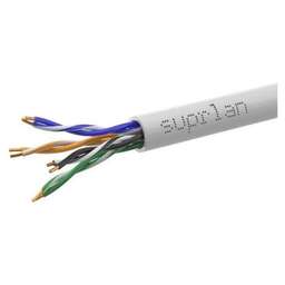 SUPRLAN Кабель сетевой информационный Premium 01-0340-3 кат.5E UTP 4 пары 24AWG нг(А)-LSLTx внутренний 305м серый