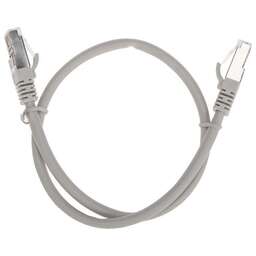 REXANT Патч-корд S/FTP, CAT 6A (10G), RJ45-RJ45, 28AWG, LSZH, серый, 0,5м