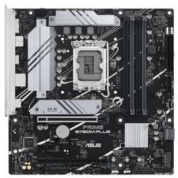 ASUS Материнская плата PRIME B760M-PLUS LGA1700 mATX 4хDDR5 2xPCIEx16 PCIEx1 2xM.2 DP HDMI 2.5GLAN