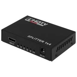 PREMIER Сплиттер аудио-видео 5-872-4 HDMI (f)/4xHDMI (f) черный