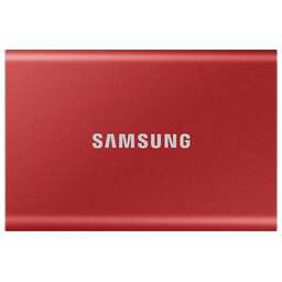 SAMSUNG Внешний диск SSD T7 MU-PC2T0R/WW, 2ТБ, красный