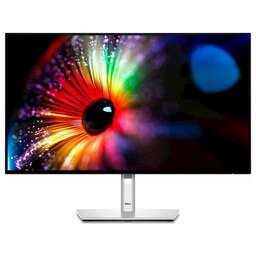 DELL 27" Монитор UltraSharp U2724D, 2560x1440, IPS, 120Гц, 1хHDMI, 1хDP, 2хType-С, серебристый/черный