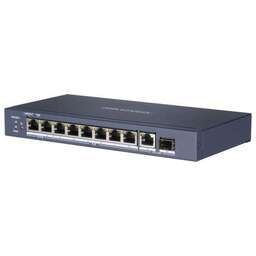 HIKVISION Коммутатор DS-3E0510HP-E 9x1Гбит/с 1SFP 6PoE+ 2PoE++ 110W неуправляемый