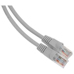 BURO Патч-корд UTP-5E-0,5M-G-LSZH UTP cat.5E 0.5м серый RJ-45 (m)-RJ-45 (m)