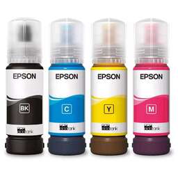 EPSON Картридж струйный 103 C13T00S64A 4цв./голубой/желтый/желтый/черный для EcoTank L3211, L3260, L3266, L3550, L3560, L1110, L1210, L1250, L3100, L3101, L3110, L3150, L3151, L3156, L3160, L3200, L3210, L3250, L3251, L3256, L5190, L5290, L5296