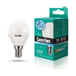 CAMELION (12393) LED8-G45/845/E14/4500К