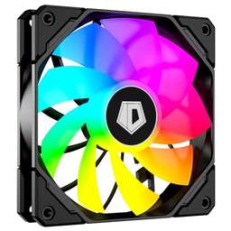 ID-COOLING Вентилятор TF-12025 Pro Reverse, 120мм, 4-pin, 1800об/мин, 35.2 дБ, ARGB, черный, Ret [tf-12025-pro argb reverse]