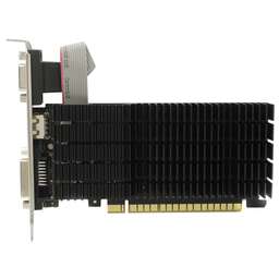 AFOX Видеокарта PCI-E nVidia GeForce GT 710 1G PASSIVE LP (1Gb/DDR3/64 bit/VGA, DVI, HDMI) RTL (AF710-1024D3L5)