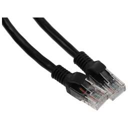 PREMIER Патч-корд PP6U-0.25M/BK 10000Гбит/с UTP 4 пары cat.6 CCA molded 0.25м черный RJ-45 (m)-RJ-45 (m)