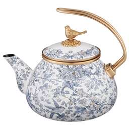 LEFARD ЧАЙНИК ЭМАЛИРОВАННЫЙ , СЕРИЯ ROYAL GARDEN, 2,2Л ПОДХОДИТ ДЛЯ ИНДУКЦИОН.ПЛИТ 950-676