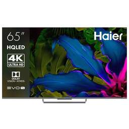 HAIER 65" Телевизор Smart TV S6 HQLED, 4K Ultra HD, серый, СМАРТ ТВ, Android TV
