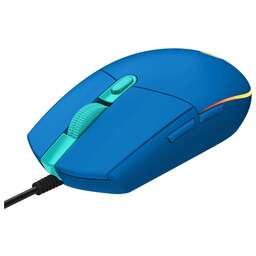 LOGITECH Мышь игровая проводная G102 Lightsync синий (910-005810)