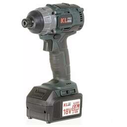 KLPRO Профессиональный бесщеточный винтоверт аккумуляторный KLDV18B-50 (18В, Li-ion-2шт, 5.0Ач, 180Нм, 2 скорости, подсветка,З/У,в кейсе)