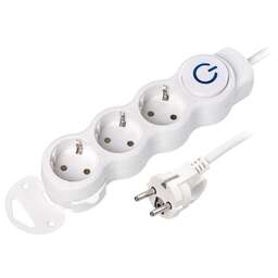 SMARTBUY (SBE-16-3-10m-ZS) 3 роз х 10,0 м - белый