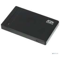 AgeStar 3UB2P3 (BLACK) пластик, чёрный. UASP USB 3.0 Внешний корпус 2.5" SATAIII HDD/SS