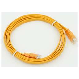 NONAME Патч-корд cat.5E stranded molded 1.5м желтый RJ-45 (m)-RJ-45 (m)